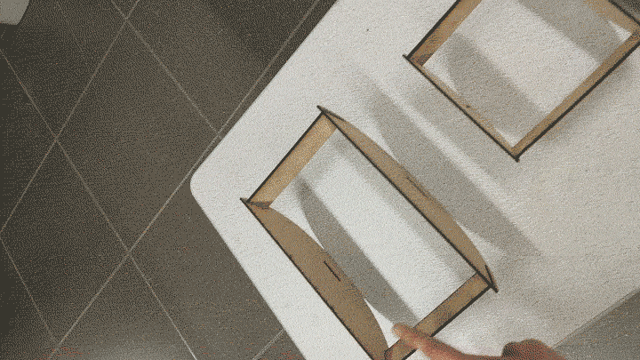 Rough sketch of Melontime ideation, shape and corners.