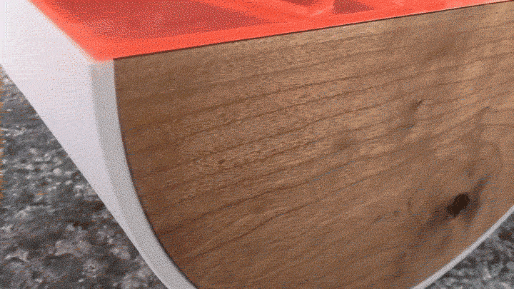 Rough sketch of Melontime ideation, shape and corners.