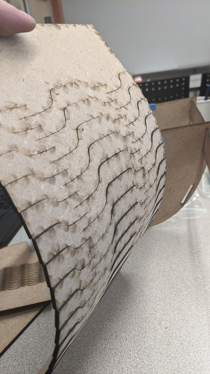 Rough sketch of Melontime ideation, shape and corners.